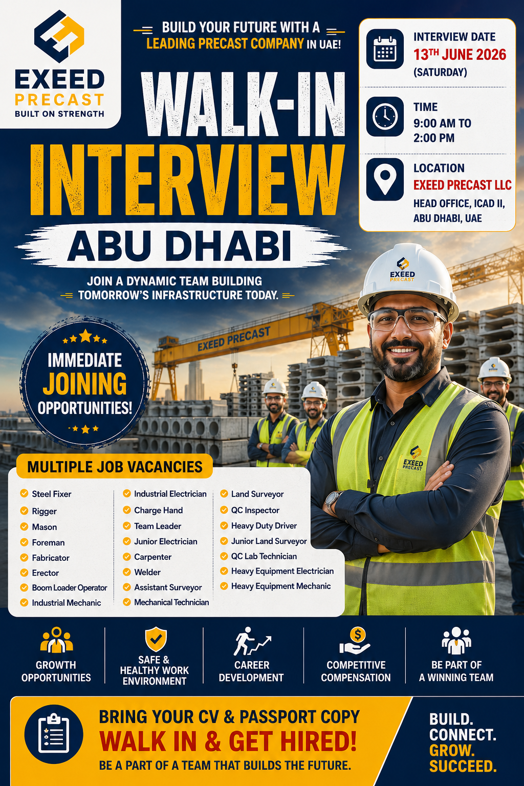 Exeed Walk In Interview Abu Dhabi
