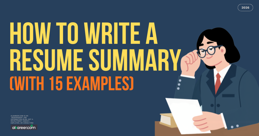 Resume summary
