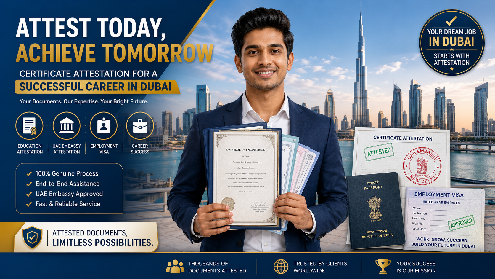 certificate attestation mandatory for Dubai